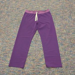 Figs Deep Purple Large Livingston pants